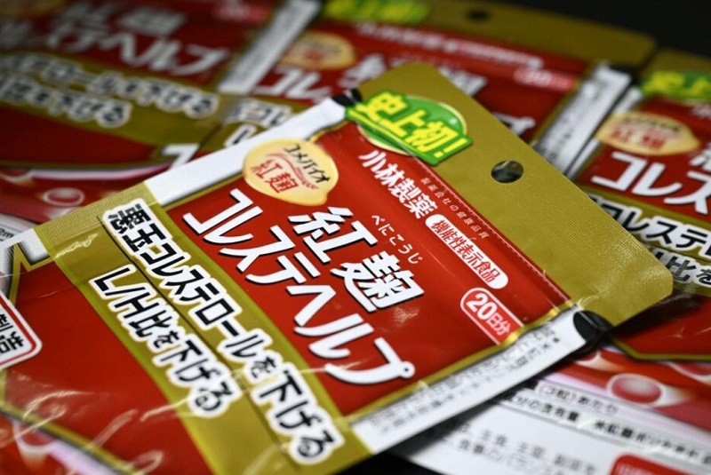 小林制药涉及"红曲"成分的保健品