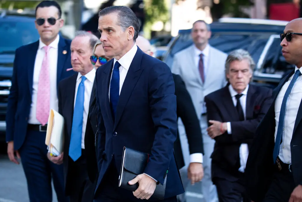 亨特·拜登(Hunter Biden)在洛杉矶联邦法院认罪