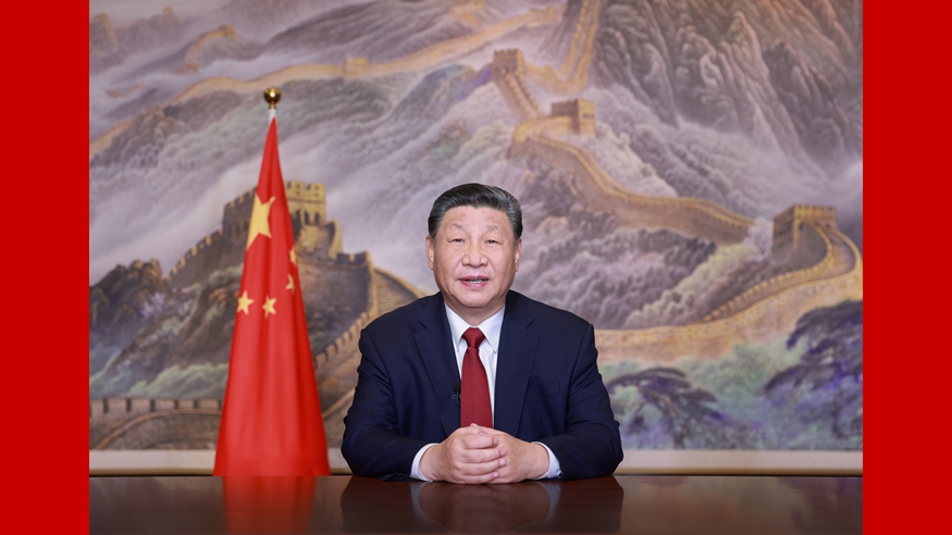 2024年12月31日晚,中国国家主席习近平发表2025年新年贺词。