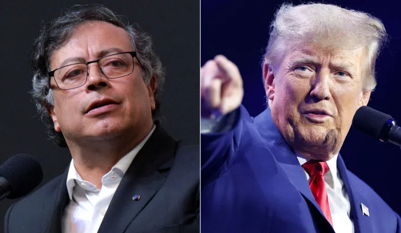 古斯塔沃·佩特罗(Gustavo Petro)、唐纳德·特朗普(Donald Trump)