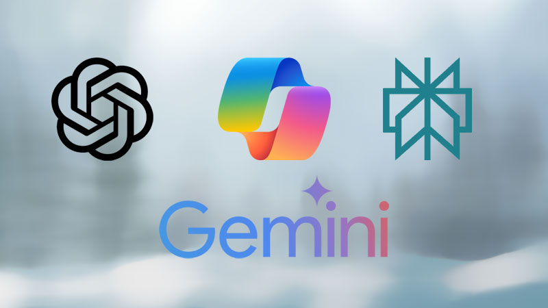 ChatGPT、Copilot、Gemini、Perplexity AI