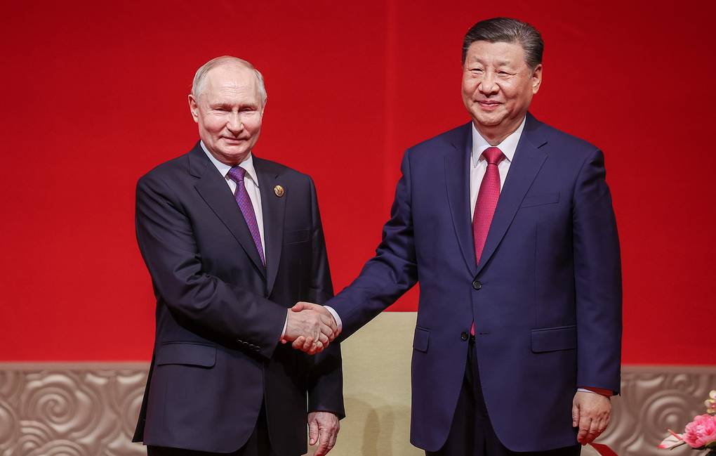 俄罗斯总统普京和中国国家主席习近平