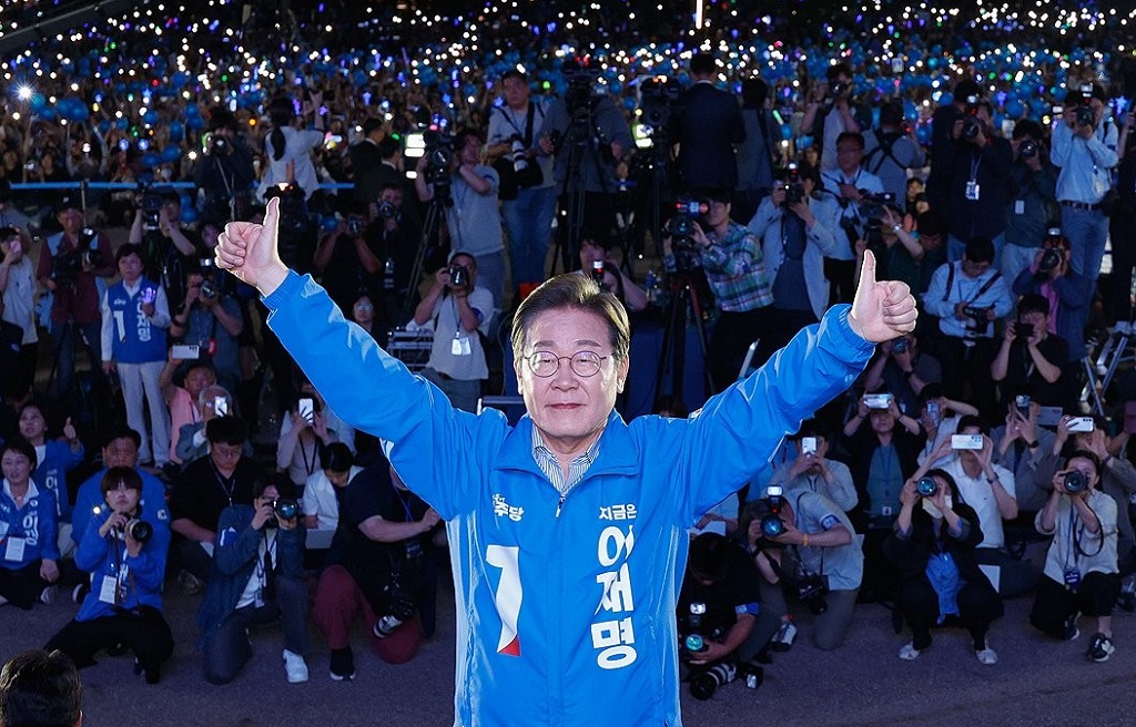 李在明当选第21届韩国总统