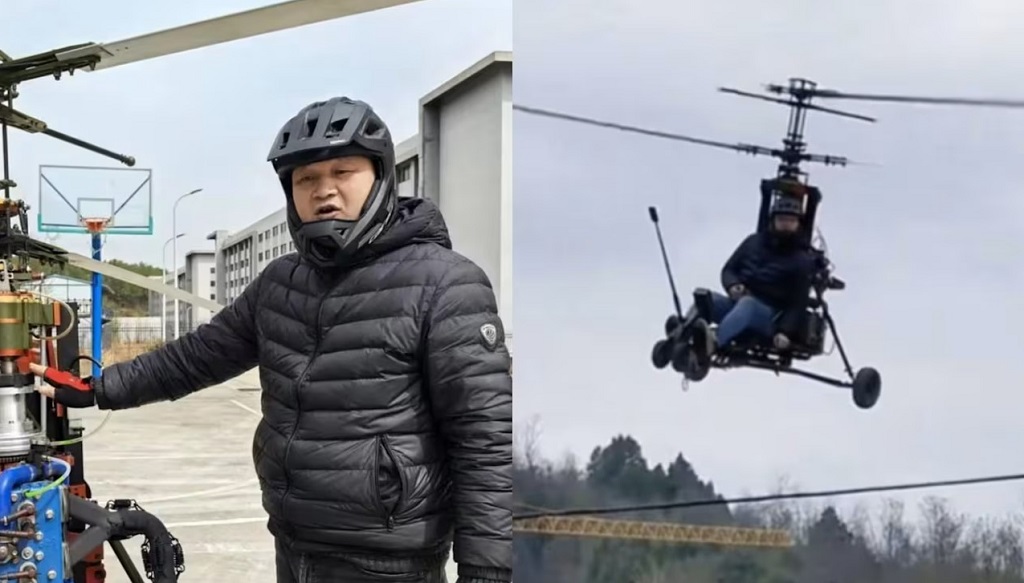 四川网红“唐飞机”和他的超轻型飞机
