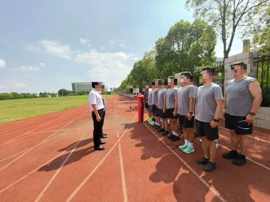 南航湖北分公司员工体能测试