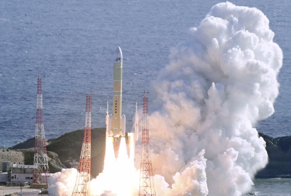 日本H3火箭8号机从鹿儿岛县种子岛宇宙中心发射