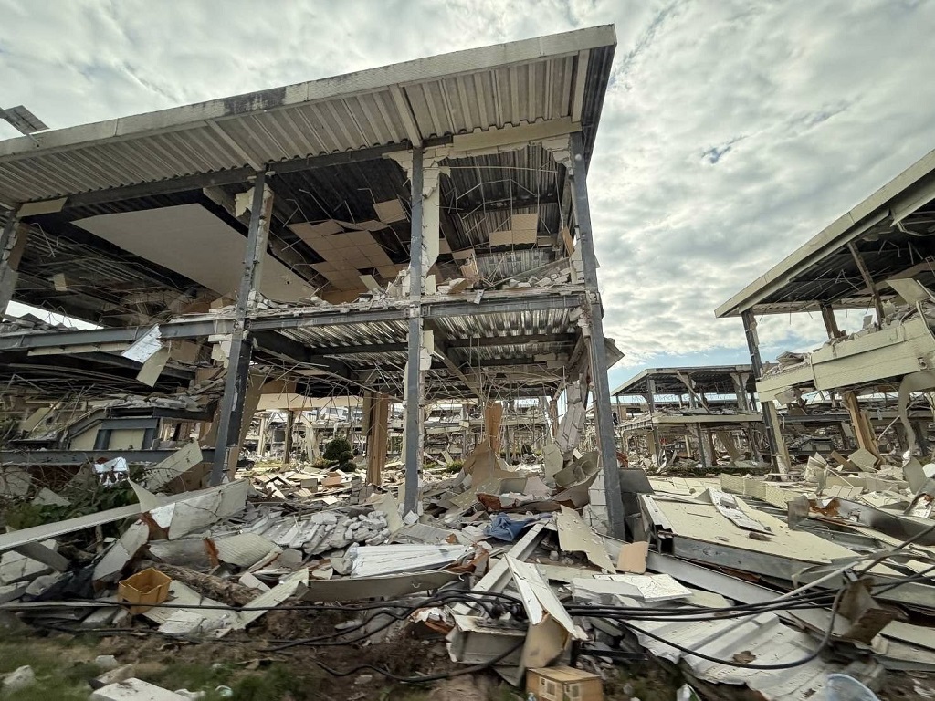 被摧毁的缅甸KK园区电诈大楼