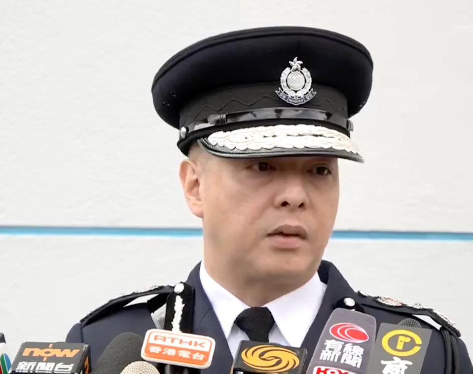 香港警务处处长周一鸣公布大埔宏福苑火灾死亡人数上调至161人