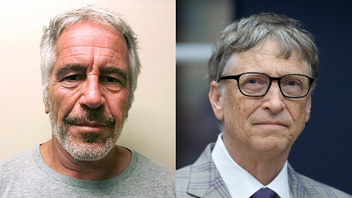杰弗里·爱泼斯坦（Jeffrey Epstein）与比尔·盖茨（Bill Gates）